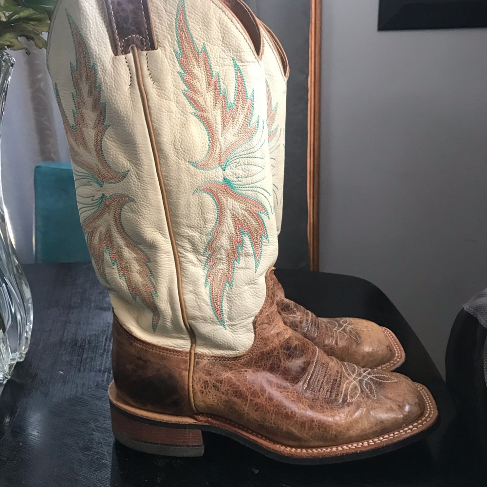 Justin Cowboy Boots BRL336 Size 6B